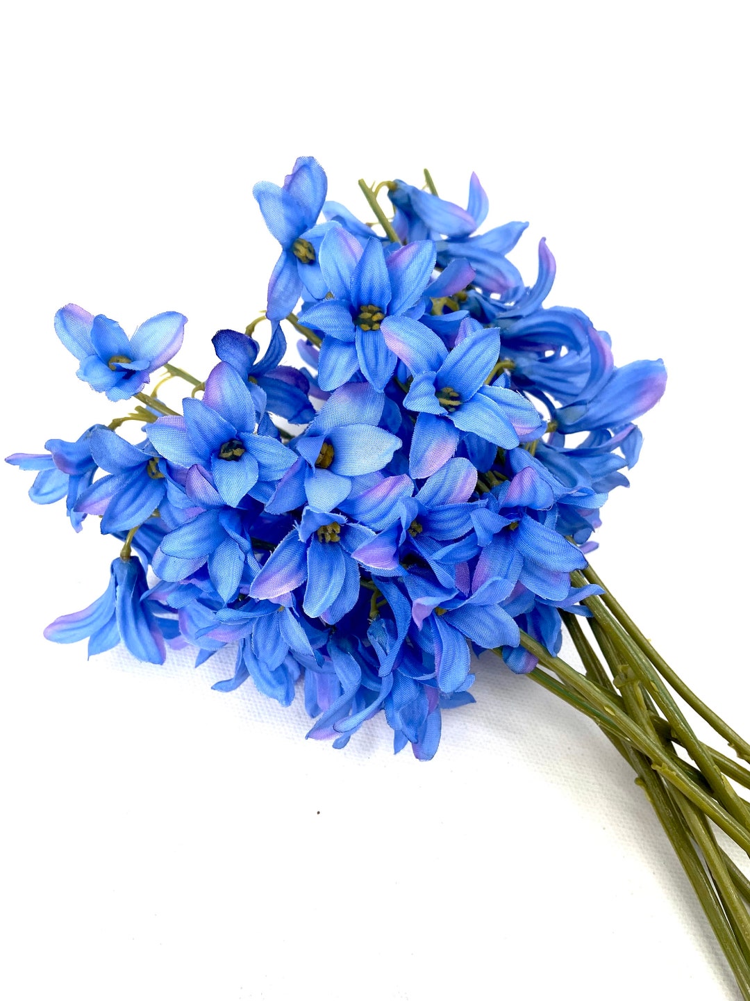 5 Stems Bluebells/baby Boy/blue Flowers/oh Baby Blue/babies 1st