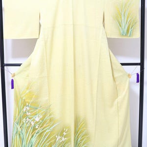 Vintage Japanese silk kimono robe Homongi
