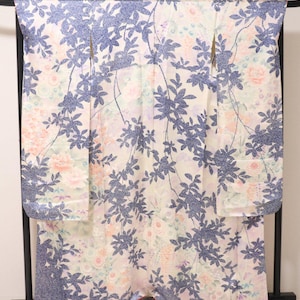 Vintage Japanese silk kimono robe Furisode
