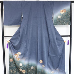 Vintage Japanese silk kimono robe Homongi