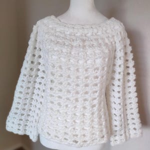Handmade sweater crochet