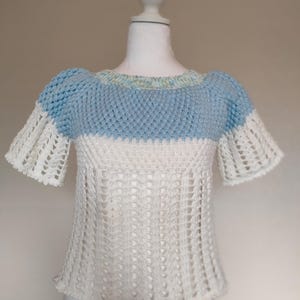 Handmade crocheted shirt