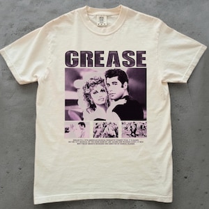 Grease Shirt, Grease Comfort Colors Tee, John Travolta Fan Shirt, Grease Vintage TShirt, Unisex TShirt, Retro Shirt, Gift for him