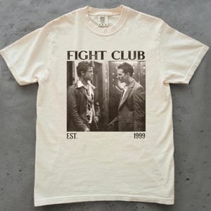 Fight Club Movie Shirt, Tyler Durden Shirt, Fight Club Fan Shirt, Comfort Colors Tee, Vintage Tee, Unisex TShirt, Retro Shirt, Gift for him