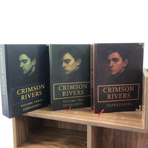 crimson rivers by zeppazariel Hardcover books . set of 3 books