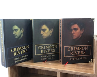 crimson rivers by zeppazariel Hardcover books . set of 3 books