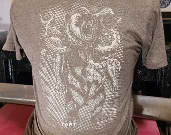 Grizzly Kraken Grafisch T-shirt