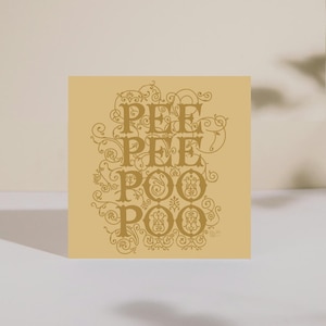 Pee Pee Poo Poo Mini Art Print