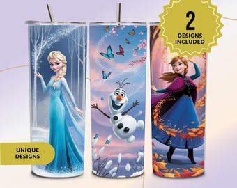 Envoltorio para vaso de Princesa de Hielo, Envoltorio para vaso de Frozen, Princesa de Hielo SVG, Princesa de Hielo PNG