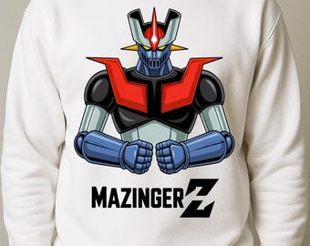 Retro Robot Hero PNG Design 300 DPI | Futuristic Mecha Illustration | Metallic Anime Style Robot Art | Printable Shirt Graphic PNG Download