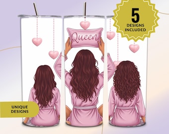 Mama Tumbler Wrap Bundle, Mothers Day Tumbler Wrap Bundle, 20 oz Skinny Tumbler Sublimation Designs, Mom Tumbler PNG, Instant Download
