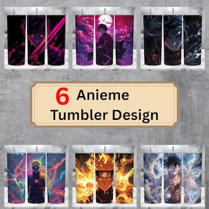 Amine Tumbler Wrap, One Piece Png, Anime Tumbler Design, 20oz Skinny Wrap, Anime Sublimation Wrap, Digital Download