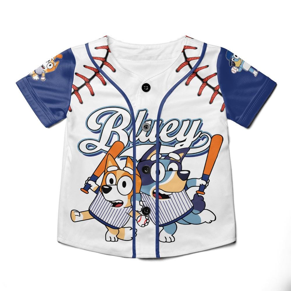 Bluey Birthday Baseball Jersey