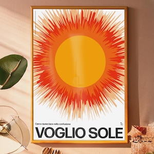 Iconico poster stampa decorazione quadro musica Neffa - Aspettando il sole