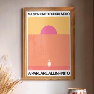 Iconico poster stampa decorazione quadro Luca Carboni - Mare mare
