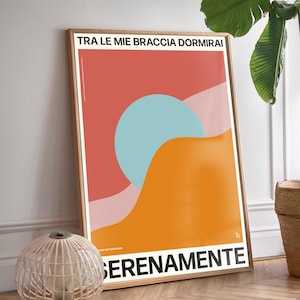 Iconico poster stampa decorazione quadro Adriano Celentano - L'emozione non ha voce