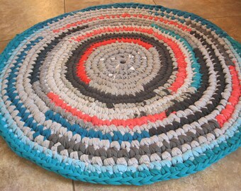 teal nursery rug