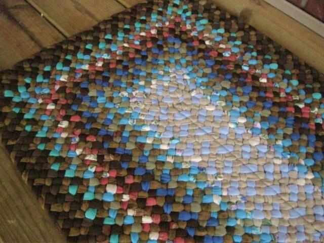 Repo Rug Made to Order Handmade Recycled Rectangular Rug / Rag Rug in Your Color ...