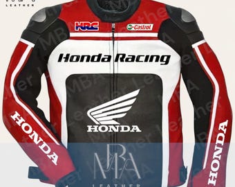 Honda Racing Leather Jacket, CBR Motorcycle Jacket