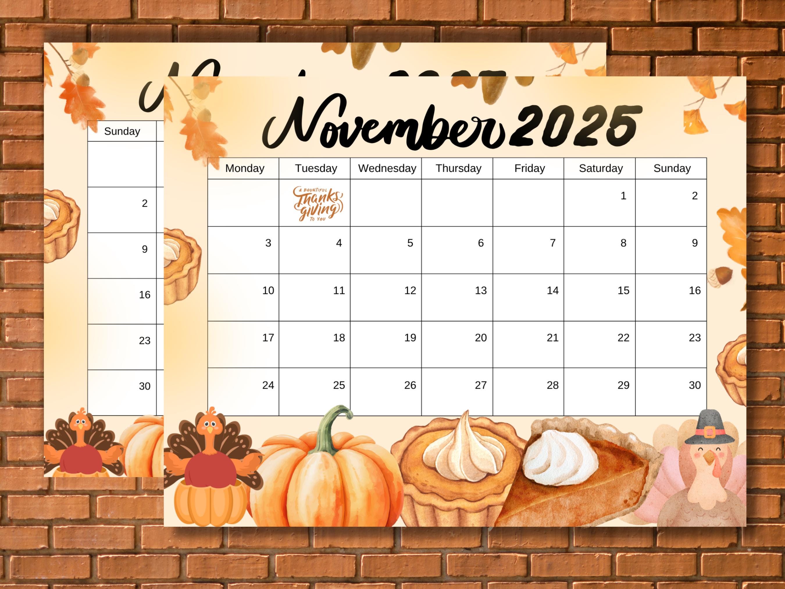 Calender2025 - Etsy, image size:2700x2025
