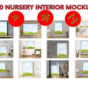 20x wall art mockup for Canva template, wall art mockup bundles, wall art mockup template simple, frame wall art mockup, wall art mockup