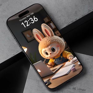 Labubu·LivePhoto·Labubu Animated Wallpaper·Labubu Forest Wallpaper Set·Kawaii Digital Art for iPhone & Desktop·Cute Monster Digital Download