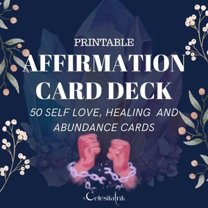 Affirmationskarten zur Selbstliebe: Tägliche Inspiration zum Ausdrucken (PDF-Download
