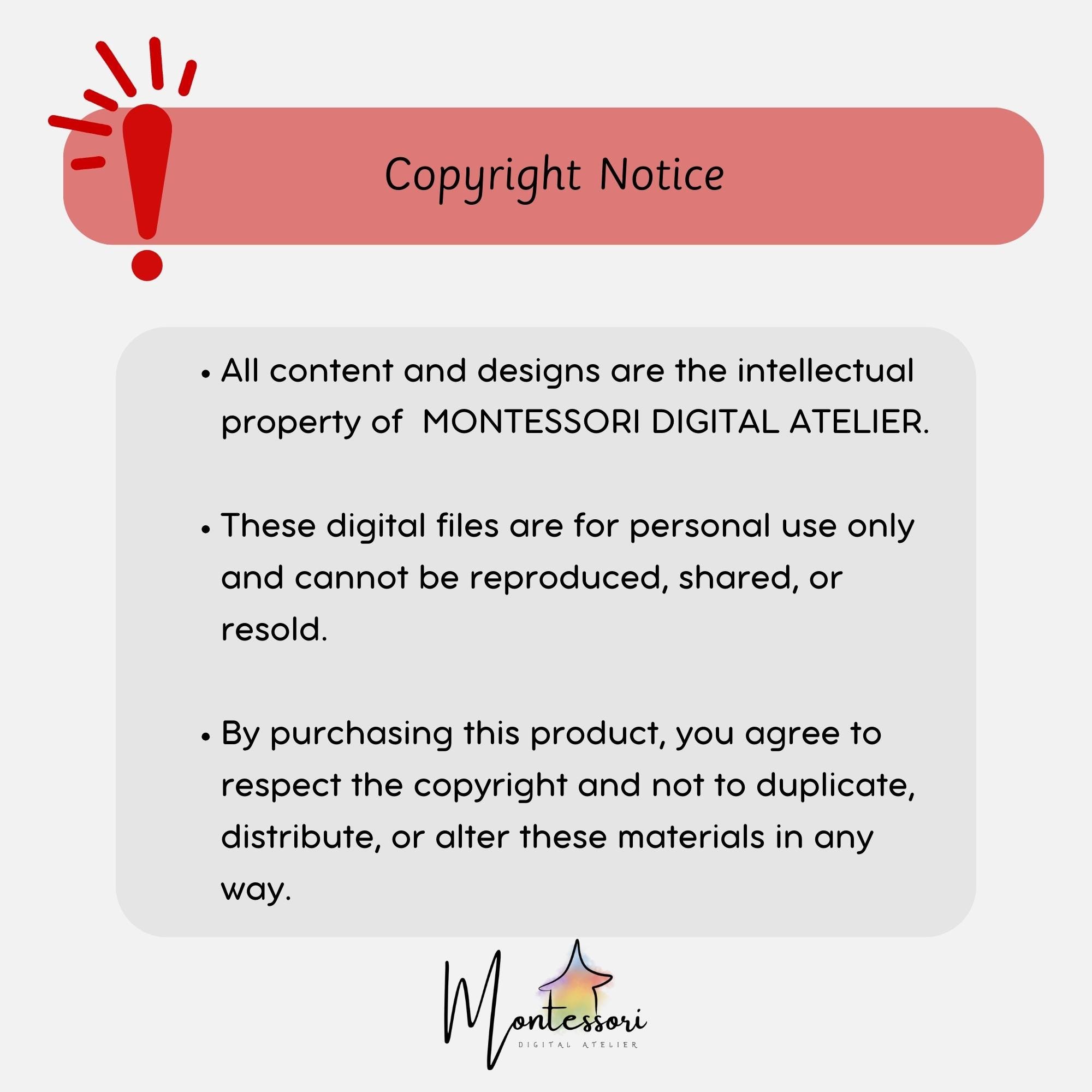 North America Animals-montessori North American Animals-printable North ...