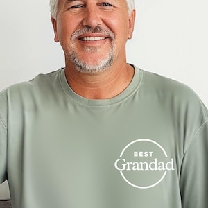 Best Grandad Comfort Colors t-shirt a perfect gift for special grandads. perfect for fathers day and grandad birthdays.