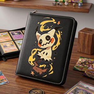 Mimikyu Pokemon Custom Kartenbinder, Pokemon Sammelkarte Binder, Pokemon TKG Binder, Pokemon Sammler Geburtstagsgeschenk