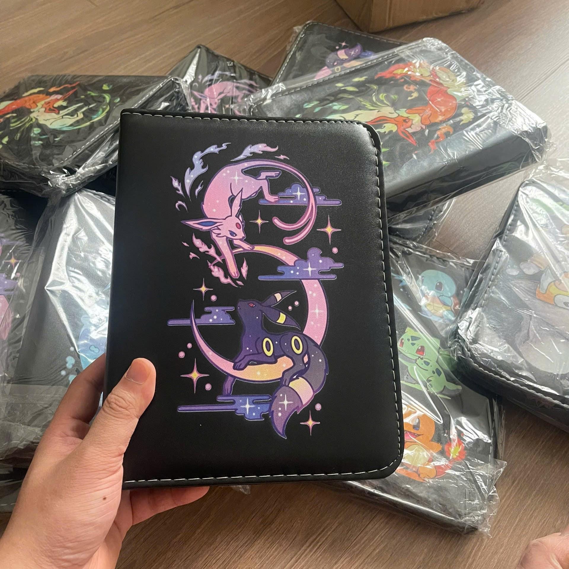 Espeon Umbreon Pokemon Binder, Eeveelution Trading Card Album, Pokemon TCG Storage Folder, Pokemon Collector Gift