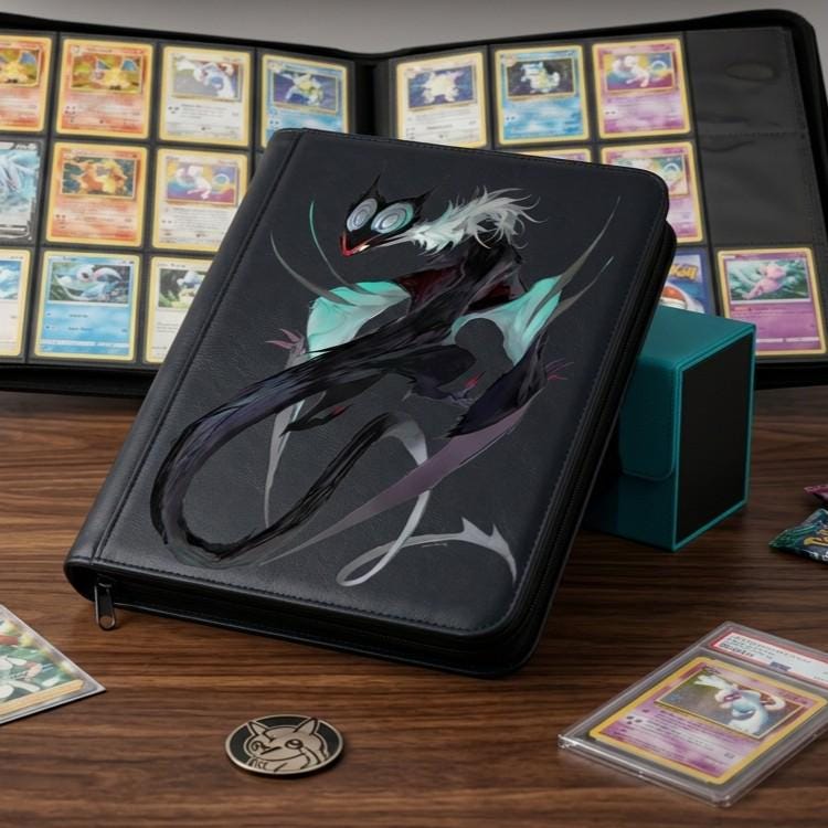 Dragapult Pokemon Custom Card Binder, Dark Dragon Anime Trading Card Binder, Zip TCG Binder, Gift for Pokemon Fans