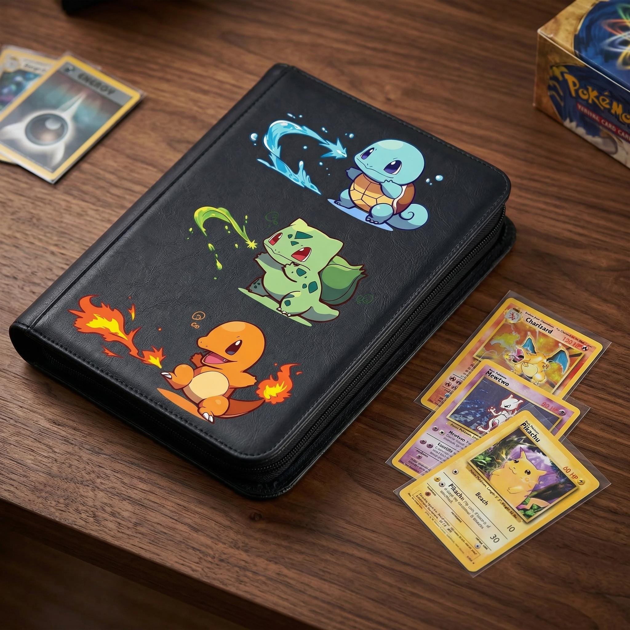 how much is a binder of pokemon cards worth Amazon.com: Ultra Pro Bulbasaur 9-Pocket Pro Binder for Pokemon : Toys &  Games main image 1