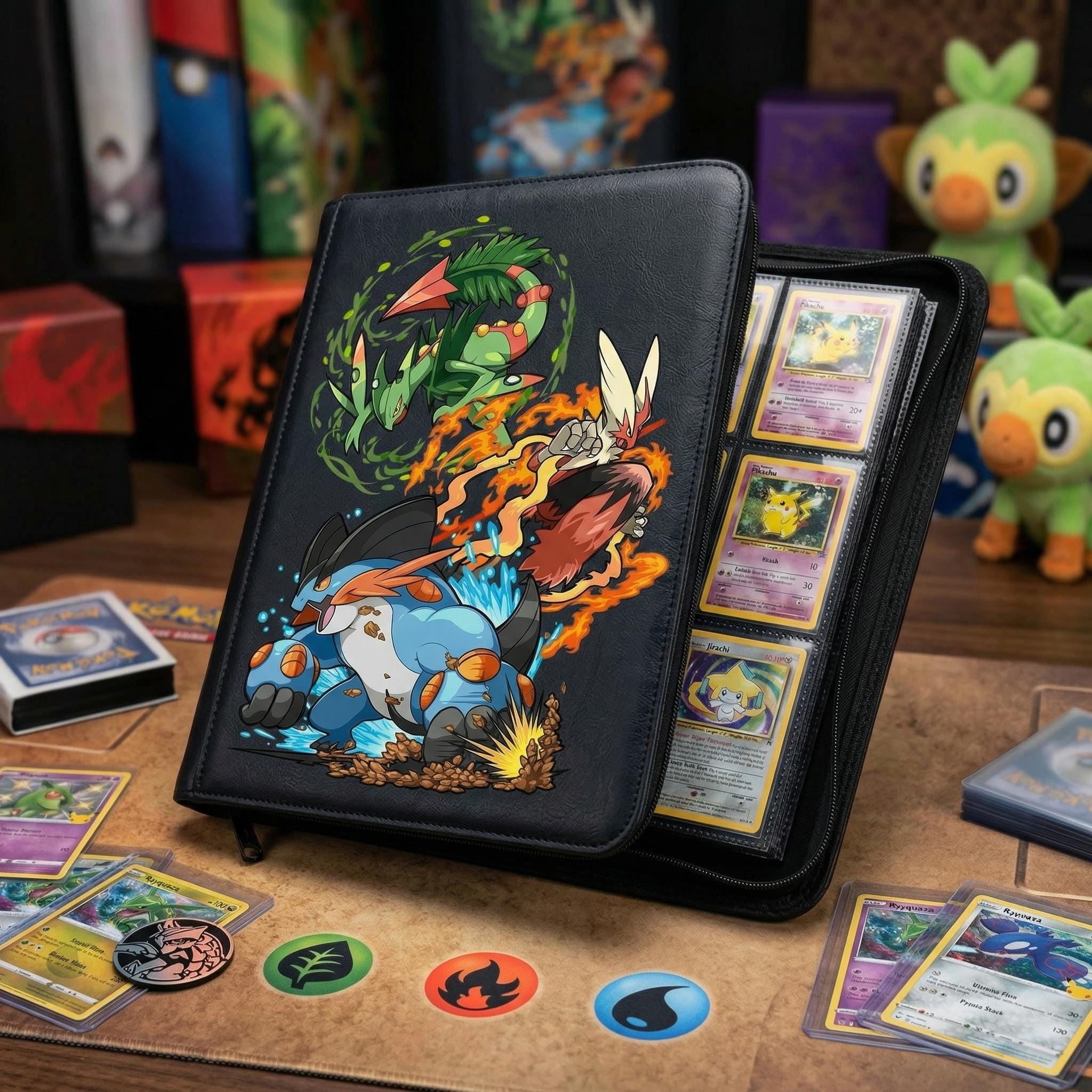 mudkip card binder Pop Mart Labubu The Monsters Big into Energy Series Vinyl Plush Pendant Single Blind Box