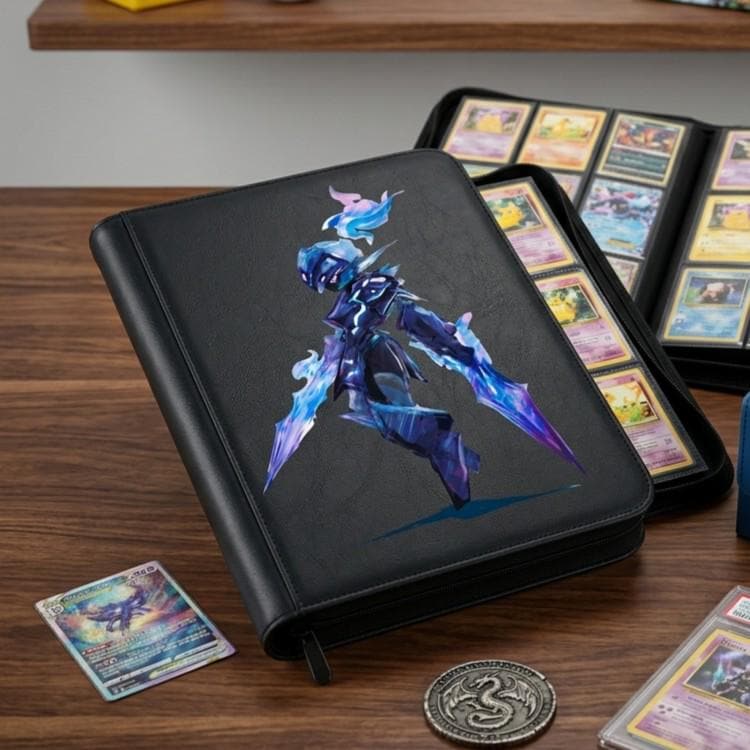 Cute Pokemon Card Binder, Custom Pokemon Trading Card Binder, Ceruledge Trainer Card Binder, TCG Card Binder Gift For Pokemon Fans