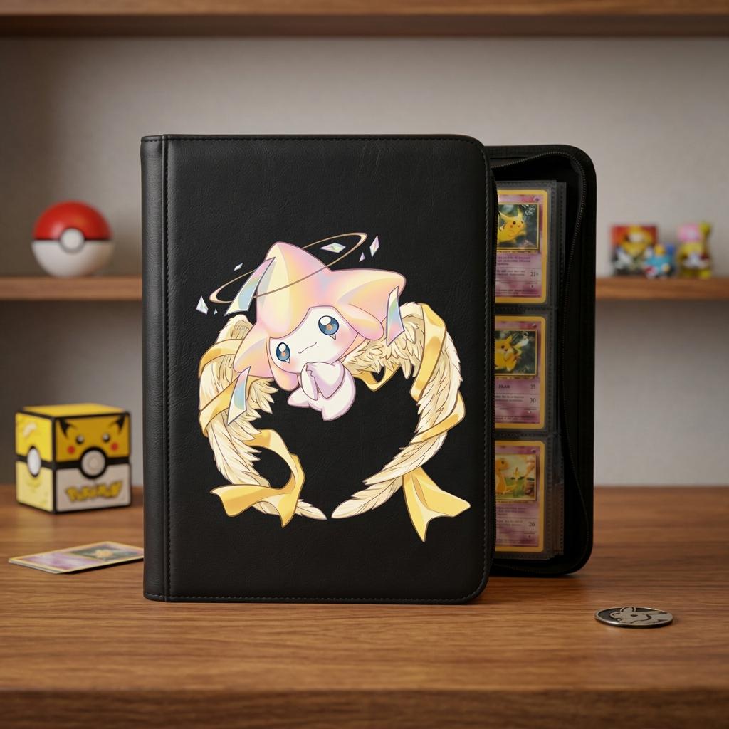 jirachi card binder A4 Clear File 5 Pockets Pokémon Jirachi Hoshi Tsunagi | Authentic Japanese  Pokémon TCG products main image 0
