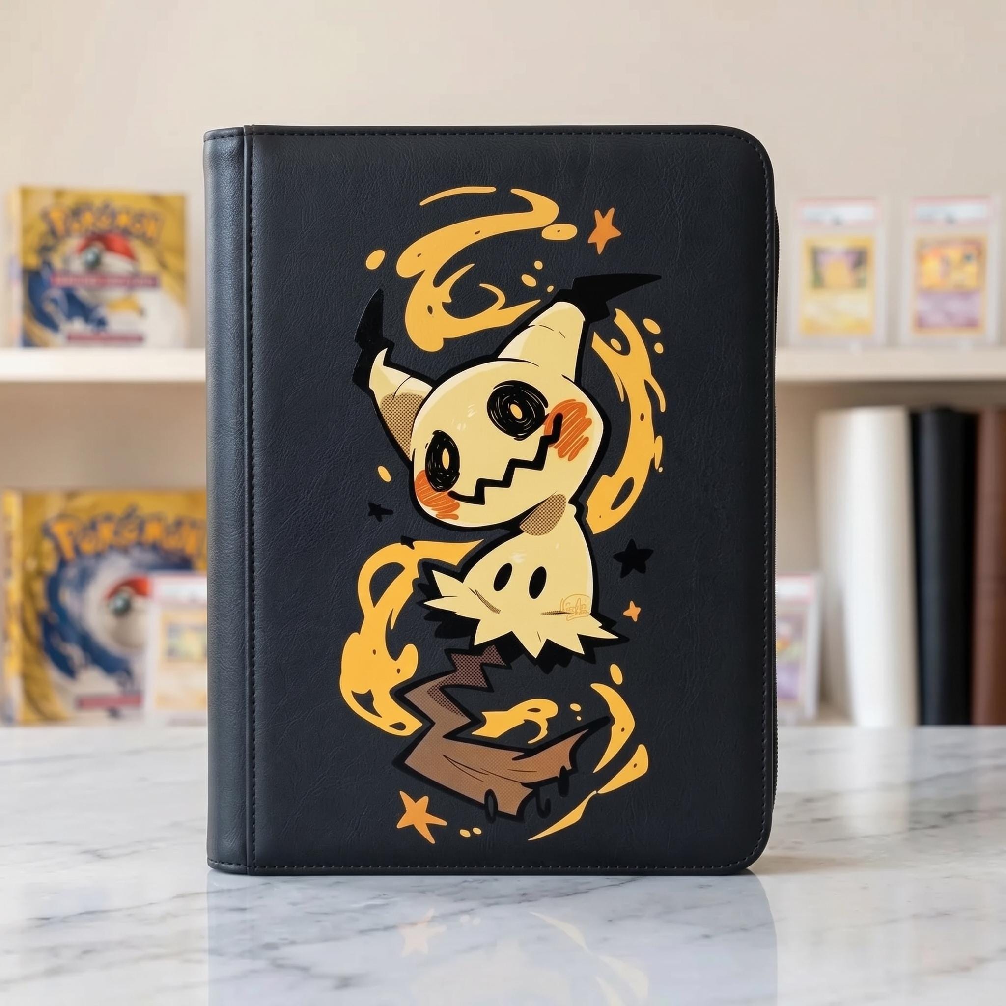 Mimikyu  Pokemon Custom Card Binder, Pokemon Trading Card Binder, Pokemon TCG Binder, Pokemon Collector Birthday Gift