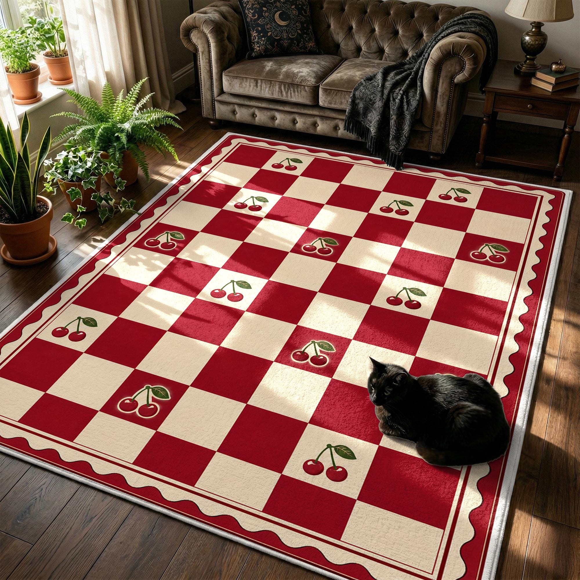 Checkerboard Cherry - Etsy