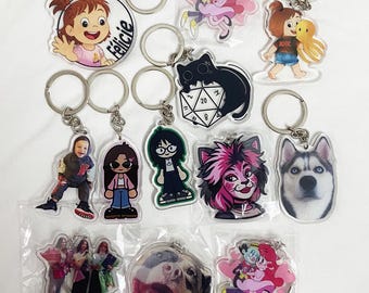 Custom Photo Keychain,Cat Picture Keychain,Custom Acrylic Charm,Logo Printing Keychain,Keychains,Family Photo Keychain,acrylic keychain,gift