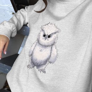 Angry Baby Owlbear Sweatshirt, DnD Pullover Crewneck, Dungeon & Dragons Funny Fantasy RPG Gift, Tabletop Gamer Apparel, Dungeon Master Gift