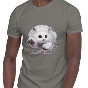 D&D T-Shirt For a Cute Running Owlbear, Funny Dungeons and Dragons Tee, Tabletop RPG Shirt, Geek Gaming Gift