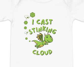 I Cast Stinking Cloud Baby Onesie: Funny DnD Gamer Outfit