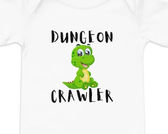 Dungeons and Dragons Baby Bodysuit: Funny D&D One-Piece