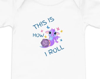 DnD Baby Bodysuit: Funny Dungeons and Dragons RPG Onesie