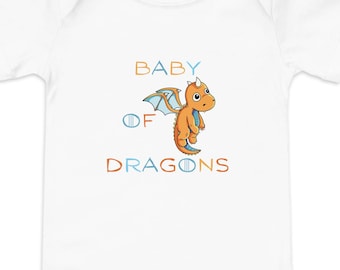 Nerdy Baby Bodysuit: Dungeons and Dragons Onesie