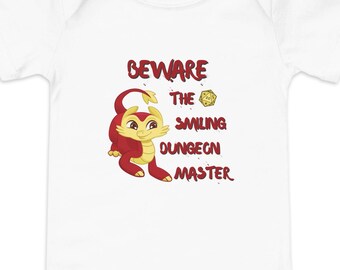 Dungeons and Dragons Baby Bodysuit: Smiling Dungeon Master D&D One-Piece