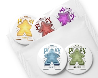 Juego de pines de colores para jugadores de juegos de mesa: regalo para gamers
