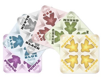 Player Color Board Game Coaster: Geeky Gamer Gift