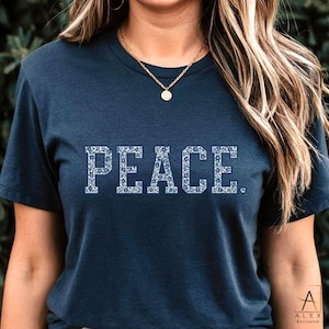 Peace T-Shirt: No War, Love & Freedom - Unisex Graphic Tee