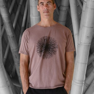 Printed Men T-Shirt | Organic Cotton Graphic Tee | Casual Alternative Festival Clothing | Hipster | Gift Men | OFFRANDES